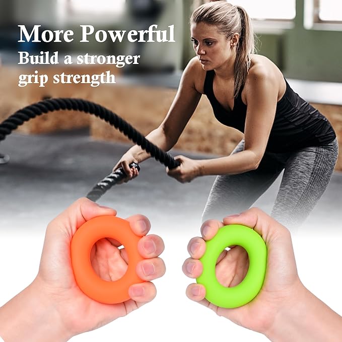 Hand Grip Strengthener, (6pcs) Finger Strengthener, Finger Exerciser, Grip Strength Trainer, For Strength,Finger Exerciser & Hand Strengthener,Forearm Strengthener,Relieve Wrist Pain, Carpal Tunnel