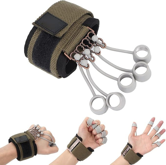 Finger Strength Trainer, Exerciser Fingers Thumbs Hand Extensor Flexion And Extension Training Device for Rock Climbing, Tennis and Baseball(20 pounds)