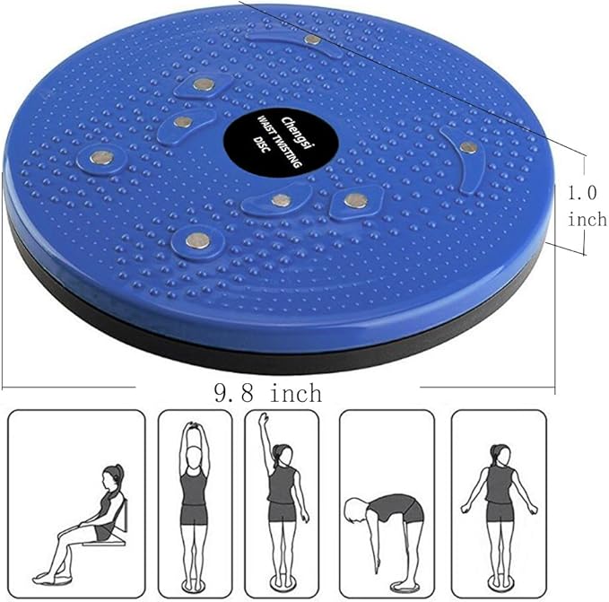 Twisting Waist Disc Bodytwister Ankle Body Aerobic Exercise Foot Exercise Fitness Twister Magnet Balance Rotating Board nyp01