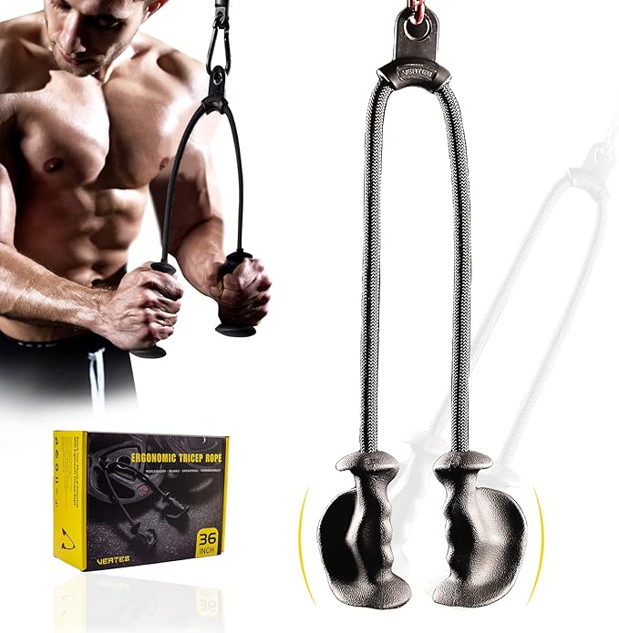 Gym Handles for Cables, Cable Machine Handles Gym Equipment D Handle Cable Attachment Resistance Band Handles Only, Exercise Workout Handles