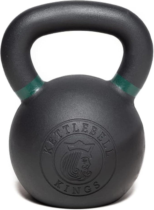 Kettlebell Kings Powder Coated Kettlebell Weights 5-90 LB | Workout Gym Equipment & Strength training sets for Women & Men | Durable Coating for Grip Strength, Rust Prevention