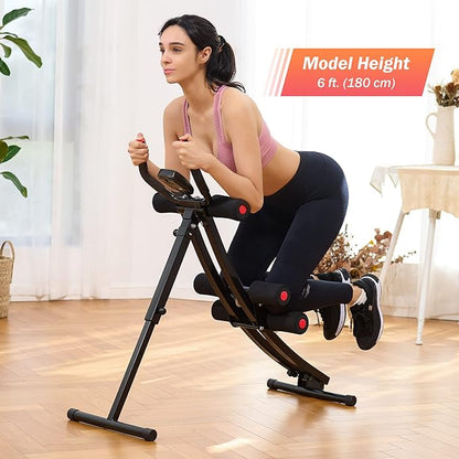 ZELUS Ab Machine for Home Gym 4 Intensities