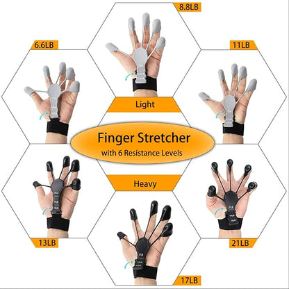 Gripster, 2PCS Hook Grip Strength Trainer 2023 Upgraded Hand Grip Strengthener Hand Exerciser, Finger Exerciser, Finger Strengthener, Hand Exercisers Strength Trainer