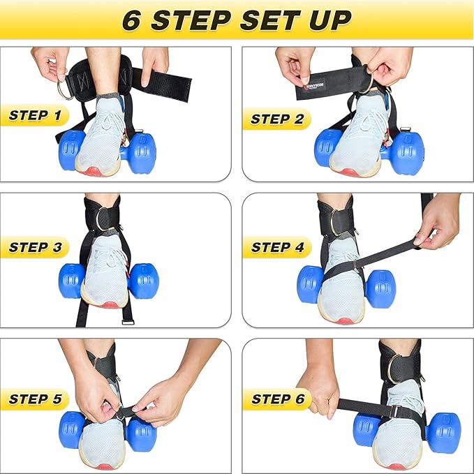 Adjustable Ankle Weights Straps for Cable Machine