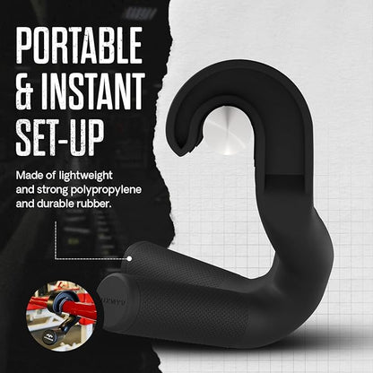 Ultimate Pull Up Handles | Heavy-Duty Pull Up Grips for Pull-up Bars, Barbells, Cable Machines, and Resistance Bands | Safe, Portable Pull Up Bar Grips for Home Gym, Office, or Travel