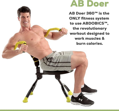 Ab Fitness Machine System Provides An Abdonimal And