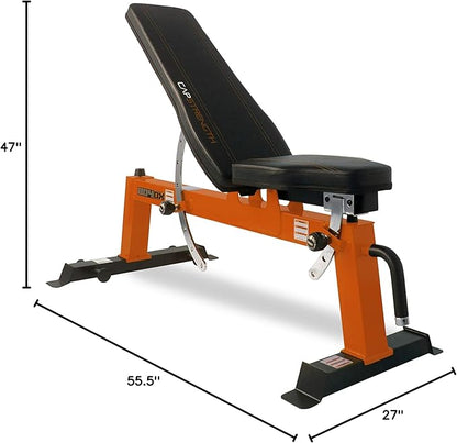 CAP Barbell Deluxe Utility Weight Bench Color Series