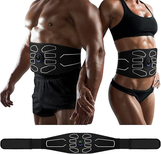 MarCoolTrip MZ ABS Stimulator, Ab Machine, Abdominal Toning Belt Muscle Toner Fitness Training Gear Ab Trainer Equipment for Home MZ-7