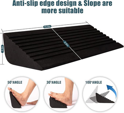 Ankle Balance Boards,Ankle Strengthener,Calf Stretcher,Achilles Stretcher,Slant Board for Calf Stretching,Calf Stretcher for Physical Therapy Equipment Plantar Fasciitis,Achilles Tendonitis, Shin Splints, Achilles Tendon Injuries