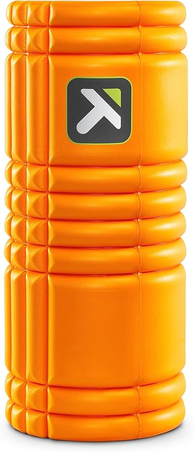 TriggerPoint GRID Foam Roller with Free Online Instructional Videos, Original (13-inch), Orange