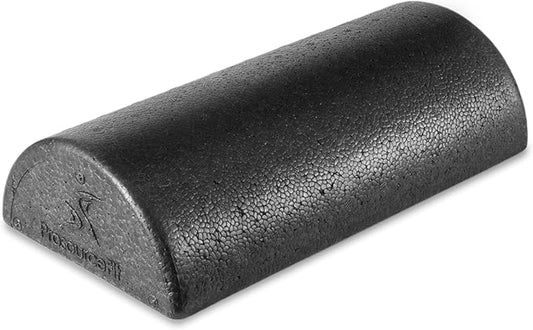 ProsourceFit High Density Foam Rollers 18 - inches Long. Firm Full Body Athletic Massager for Back Stretching, Yoga, Pilates, Post Workout Trigger Point Release, Black