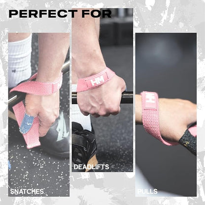 lifting Wrist Straps - Hand Wraps for Olympic Lifting, Snatch, Pulls, and Deadlift straps. Weight lifting wrist wraps, gym accessories for women and men, Straps for weight lifting.