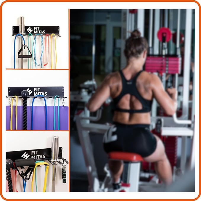 Home Gym Organizer & Exercise Equipment for Home. Cool Home Gym Accessories for Men and Gym Essentials Women. Wall Mounted Dumbbell Rack & Weight Holder. The Perfect Workout Gifts for Guys.