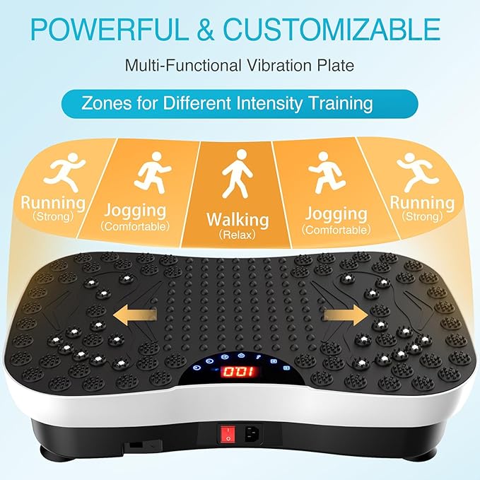 Vibration Plate Exercise Machine Whole Body Workout Vibrate