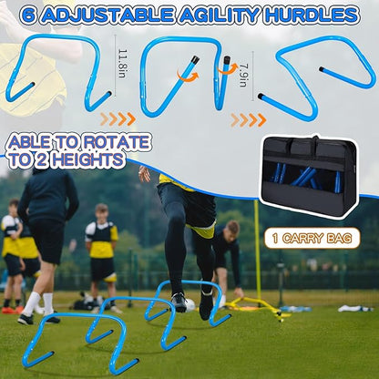 Syhood Agility Training Equipment Set Include 20ft Agility