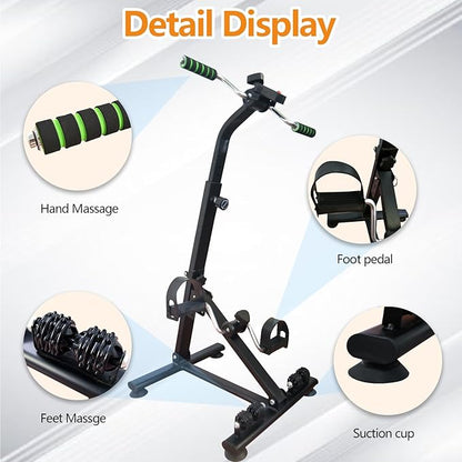 Pedal Exerciser Bike Elderly Hand Arm Leg and Knee Exercise Equipment Stroke Recovery Equipment for Seniors