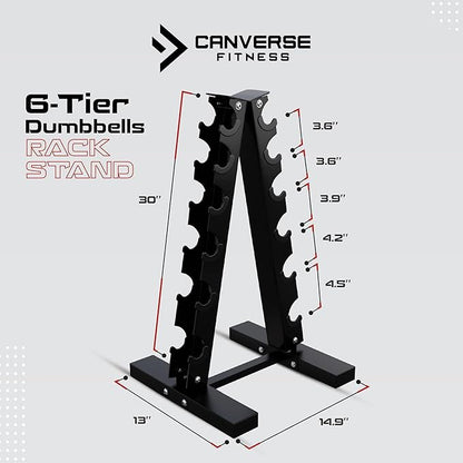 A-Frame Dumbbell Weight Rack storage Rack, Steel Dumbbell Holder, Dumbbell Stand & Weight Racks for Home Gym, (Rack ONLY)