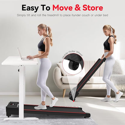 Walking Pad, Treadmill for Home,Under Desk Treadmill Portable with Remote Control