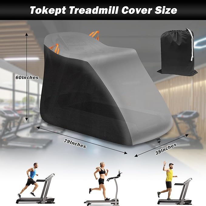 Treadmill Cover Waterproof Dustproof Running Machine Cover Exercise