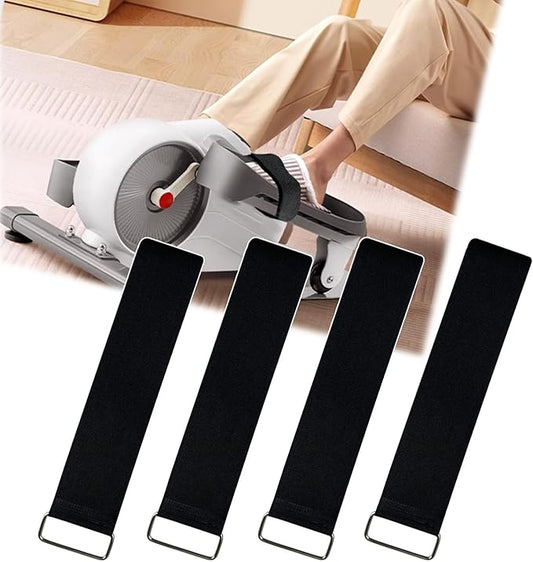 4Pcs Ellipse Leg Exerciser Machine Pedal Straps