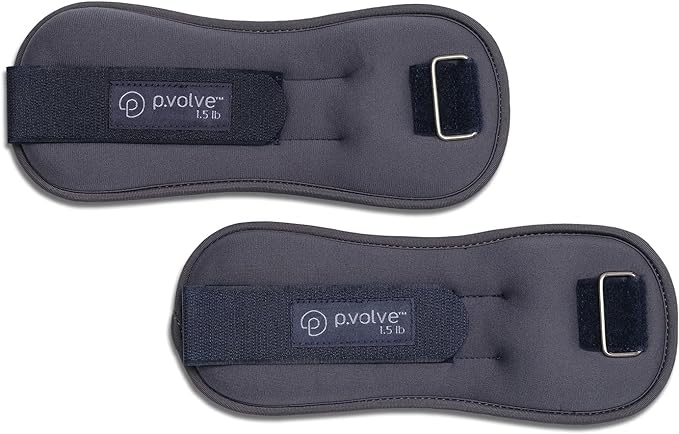 PVOLVE Ankle Weights- Home Gym Fitness Equipment to Sculpt and Tone Your Body, Legs and Core