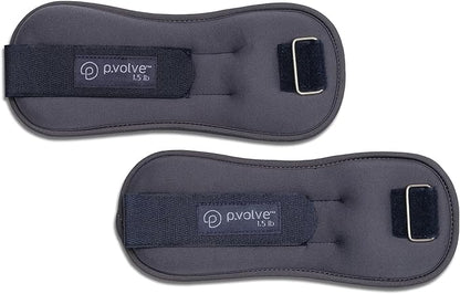 PVOLVE Ankle Weights- Home Gym Fitness Equipment to Sculpt and Tone Your Body, Legs and Core