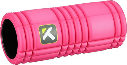 TRIGGERPOINT PERFORMANCE THERAPY GRID Foam Roller for Exercise, Deep Tissue Massage and Muscle Recovery, Original (13-Inch), Pink