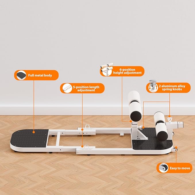 Hip Thrust Machine with High Resistance and Protectors 3D High