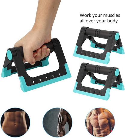 2Pcs Push Up Bars Strength Training Multifunction Push Up Stands Handles Bars Workout Stands Abdominal Trainer Gym Fitness