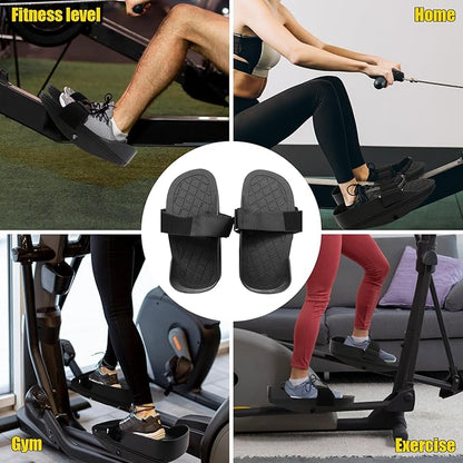 Multifunction Rowing Machine Pedals Supplies Replacement Parts Easy to Install Non Slip Leg Training Lightweight for Workout Gym Sports