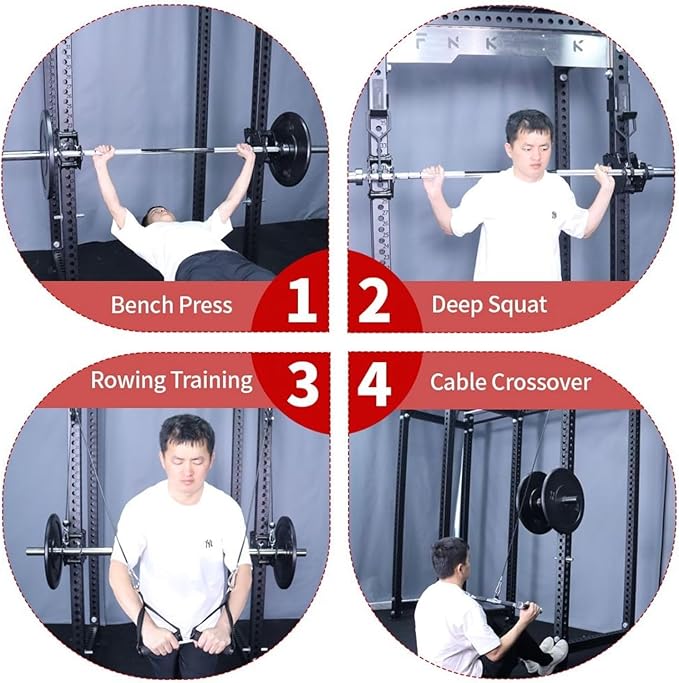 Strength Training Set Power Rack attachments Smith Machine 1" 2" 2" Olympic 2" Weight