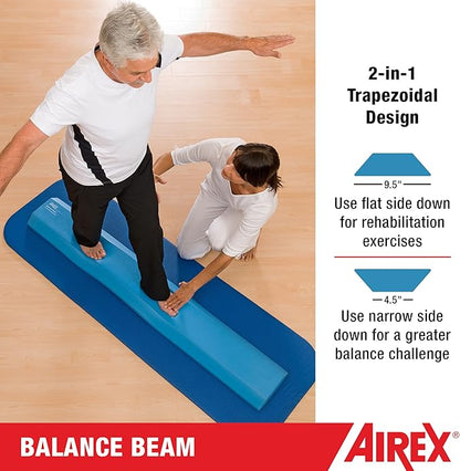 AIREX Balance Pad – Stability Trainer for Balance, Stretching, Physical Therapy, Exercise, Mobility, Rehabilitation and Core Training Non-Slip Closed Cell Foam Premium Balance Pad