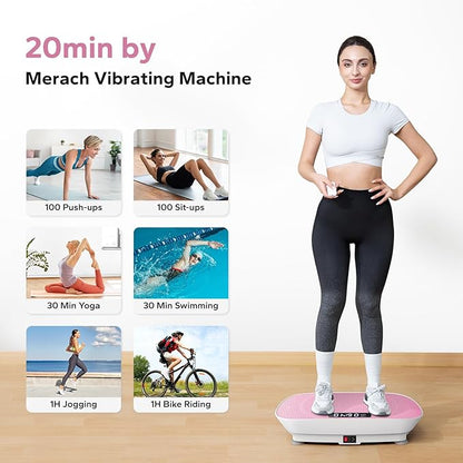 MERACH Vibration Plate Exercise Machine