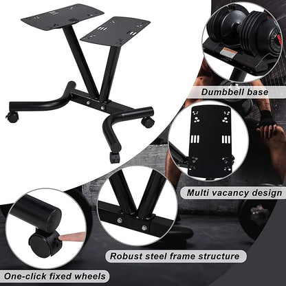 Adjustable Dumbbell Stand Fitness Dumbbell Rack & Weight Rack for Home Gym Set