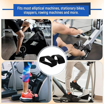 Universal Elliptical Machine Pedals Straps Trainer Straps Leg Training Adjustable Easy to Install for Fitness Home Sports Office Accessories