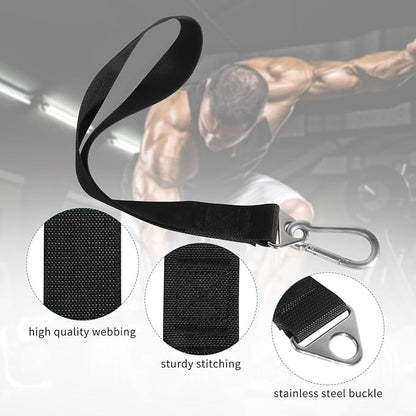 Arm Wrestling Training Strap Belt: Hand Grip Arm Finger Wrist Forearm Exerciser Strengthener