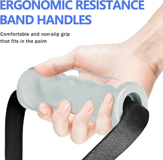 Ergonomic Exercise Handles for Cable Machine Attachments