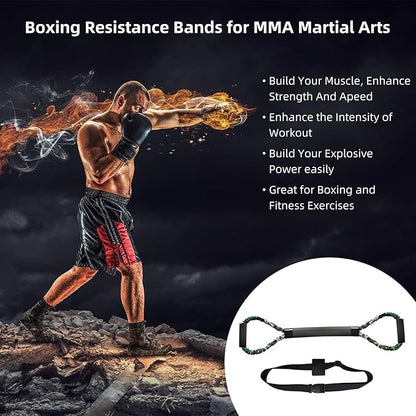 Boxing Training Equipment, Boxing Resistance Bands for Shadow Boxing, Punching Equipment Accessories for Training Home Gym Men and Women