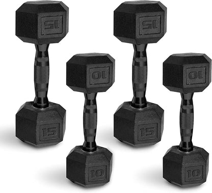 CAP 50 lbs Coated Dumbbell Set | Multiple Styles