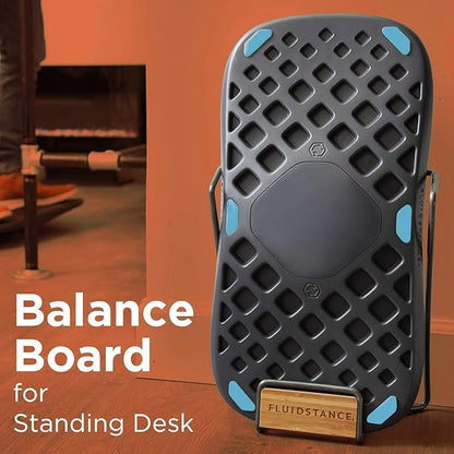 FluidStance Plane Standing Desk Balance Board - 360 Degree Rocker Board for Balance, Fatigue, and Desk Exercise - Sustainably Made, Anti Slip Wobble Balance Board - Premium Standing Desk Accessories