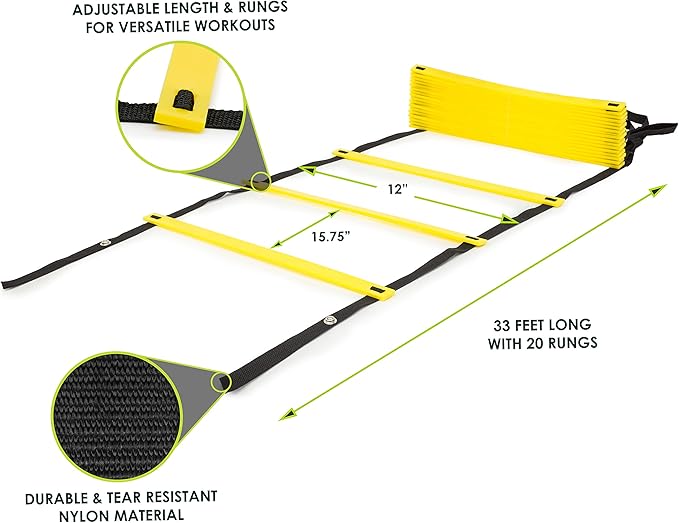 ProsourceFit Speed Agility Ladder Speed Training and Sports