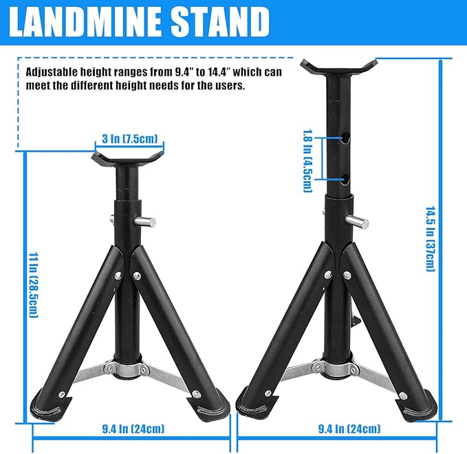 Viking Press Landmine Handle for 2-Inch Barbell, T-Bar Row Attachment Core Strength Training Accessories, Shoulder Press Landmine Attachment Equipment