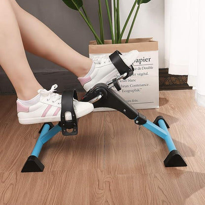 AHMED Folding Under Desk Bike Pedal Exerciser for Arm/Leg Medical Fitness Exercise Bike Mini Portable Home Workout