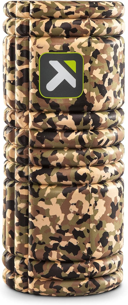 TRIGGERPOINT PERFORMANCE THERAPY GRID Foam Roller for Exercise, Deep Tissue Massage and Muscle Recovery, Original (13-Inch), Camo