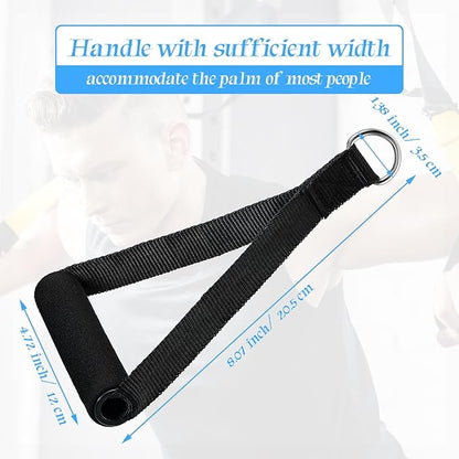 Resistance Band Handles Exercise Band Handles Replacement Fitness Strap Cable Machine Attachment Grips Pull Handles Resistance Bands for Resistance Training