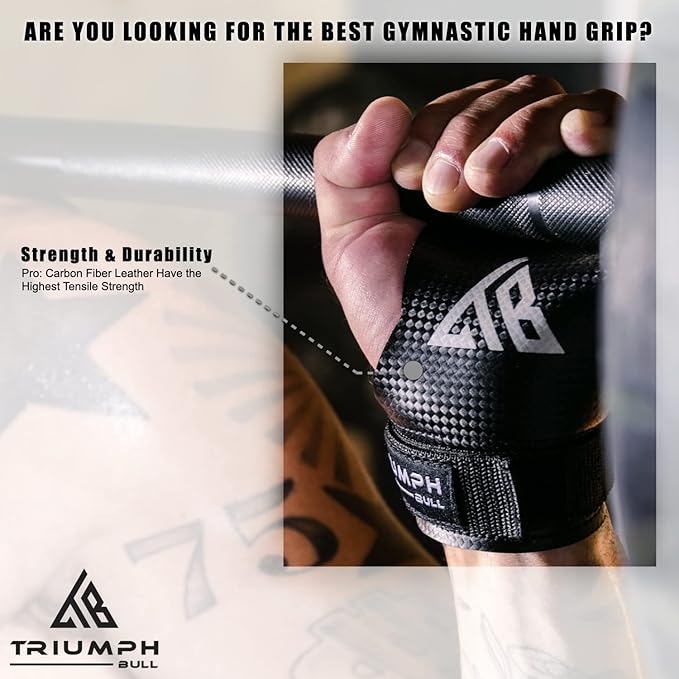 Pull Up Grips - Hand Grips with Wrist Straps Bringing You Comfort and Support for Weightlifting, Pull Ups, or as a Hand Wraps | Great as Workout Gloves Men and Women at Gym or Home Gym