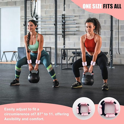 Adjustable Wearable Wrist Weights for Women and Man - Ankle Weights, Set of 2 (1lb Each) for Enhanced Training | Perfect for Yoga, Dance, Barre, Pilates, Cardio, Aerobics, and Walking