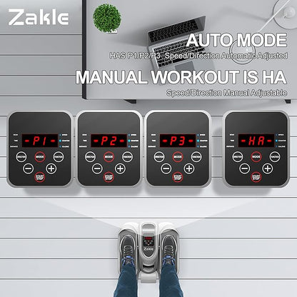 Zakle Under Desk Elliptical Machine 12 Adjustable