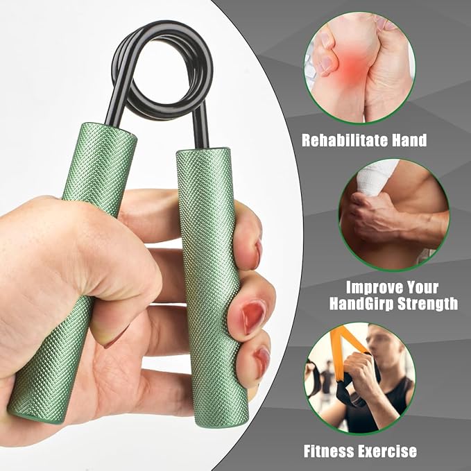 5 Pack Hand Gripper Strengthener Hand Grip for Strength Traning Grip Trainer 50/100/150/200/250 Lb Strengthen Hand Grip Exerciser, No Slip Wrist & Forearm Strengthener Workout Equipment