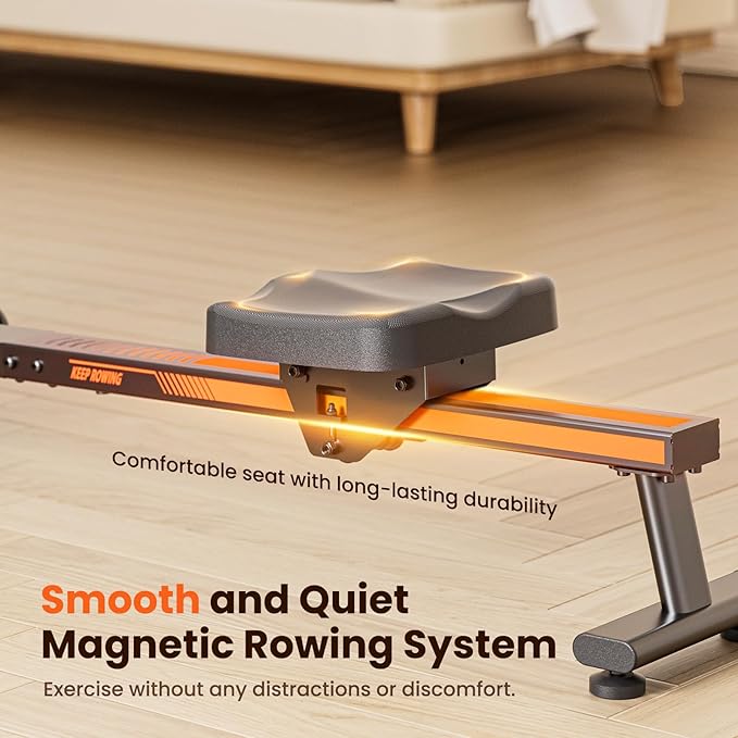 Rowing Machines for Home - Magnetic/Water Rowing Machine 16 Resistance 350 LB